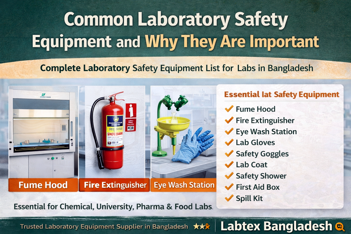 Common Laboratory Safety Equipment and Why They Are Important