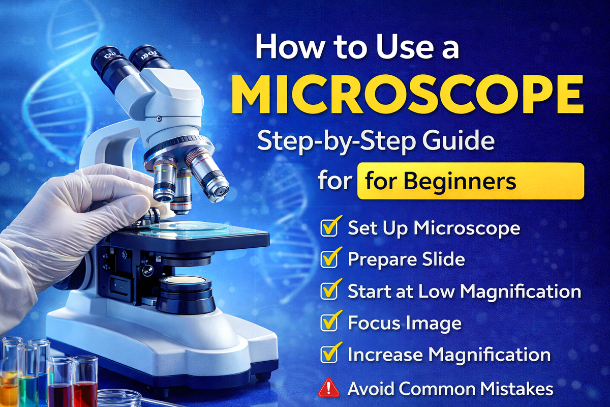 How to Use a Microscope (Step-by-Step Guide for Beginners)