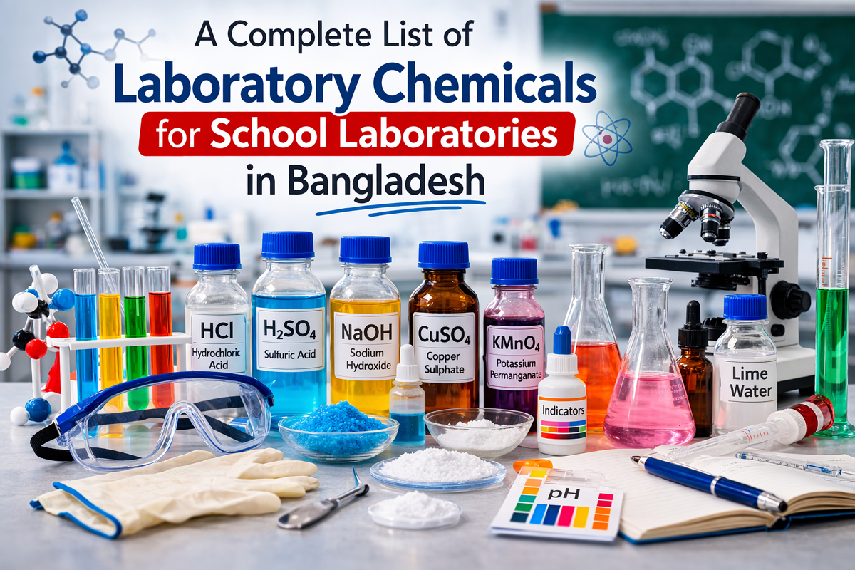 A List of Lab Chemicals for School Laboratories in Bangladesh